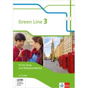Green Line 3 Fit für Tests und Klassenarbeiten, Arbeitsheft mit Lösungsheft und CD-ROM  Klasse 7