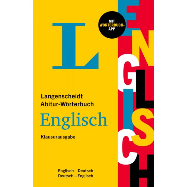 Langenscheidt Abitur-Wörterbuch Englisch, Klausurausgabe