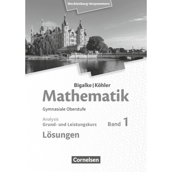 Bigalke/Köhler: Mathematik - Ausgabe 2019 - Band 1 - Grund- und Leistungskurs.   Analysis - Lösungen zum Schulbuch.