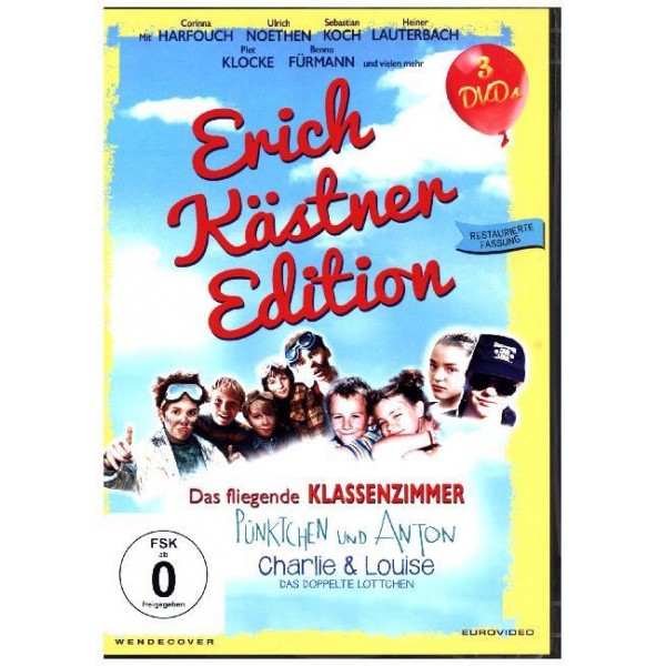 Erich Kästner Edition, 3 DVD (Neu - Digital Ramastered).