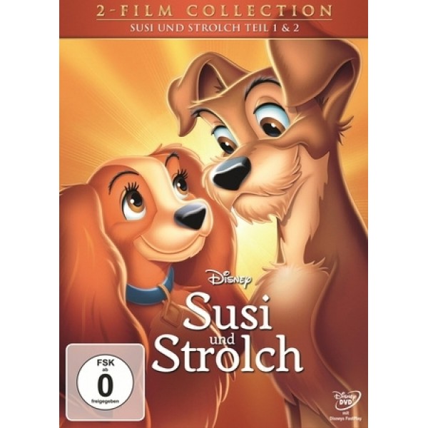Susi und Strolch 1+2, 2 DVDs