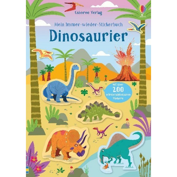 Mein Immer-wieder-Stickerbuch: Dinosaurier. 