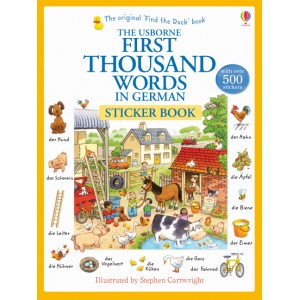 The Usborne First Thousand Words in German Sticker Book