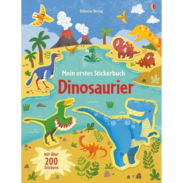 Mein erstes Stickerbuch: Dinosaurier. 