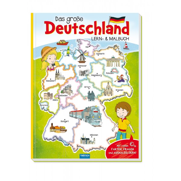 Das große Deutschland Lern- und Malbuch