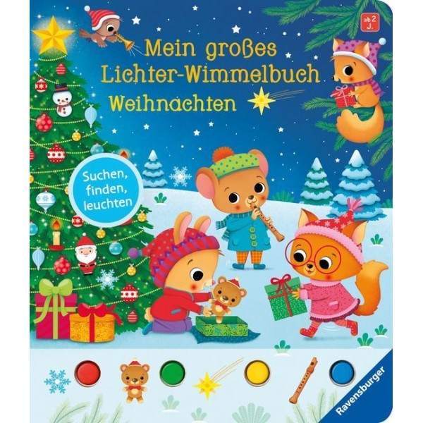 Mein großes Lichter-Wimmelbuch: Weihnachten