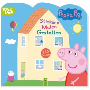 Peppa Pig Stickern Malen Gestalten