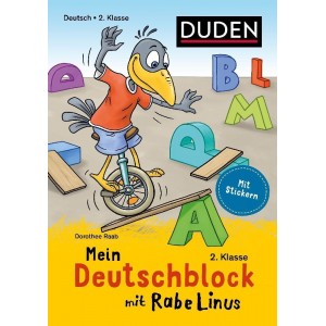 Mein Deutschblock mit Rabe Linus - 2. Klasse