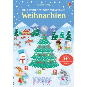 Mein Immer-wieder-Stickerbuch: Weihnachten