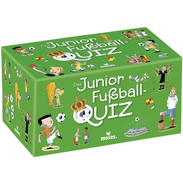 Das Junior Fußball-Quiz (Kinderspiel).   