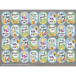 Belobigungssticker: Ostern. 224 motivierende Sticker für die Osterzeit