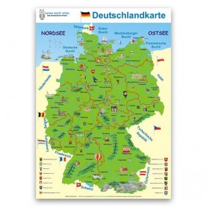Deutschlandkarte.