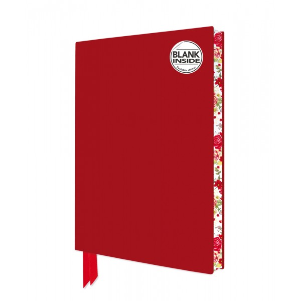 Exquisit Notizbuch ohne Linien DIN A5: Farbe Rot