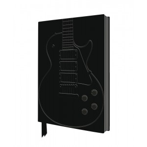 Exquisit Premium Notizbuch DIN A5: Gibson Les Paul, Black Guitar