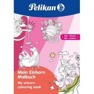 Pelikan Malbuch "Mein Einhorn", DIN A4, inkl. 100 Sticker