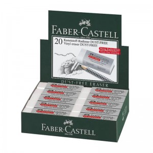Faber-Castell Dust-free Γόμα , Λευκή