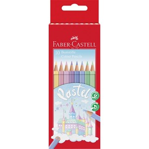 Faber-Castell Ξυλομπογιές Pastel Σετ 10 χρωμάτων