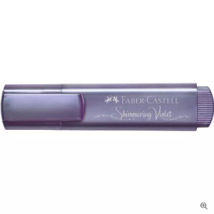 Faber-Castell Textliner Μαρκοδόρος Μεταλλικό Mωβ