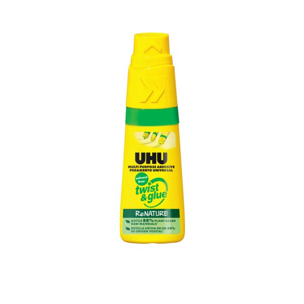 UHU Twist & Glue Γενικής χρήσης ΧΩΡΙΣ ΔΙΑΛΥΤΕΣ Renature