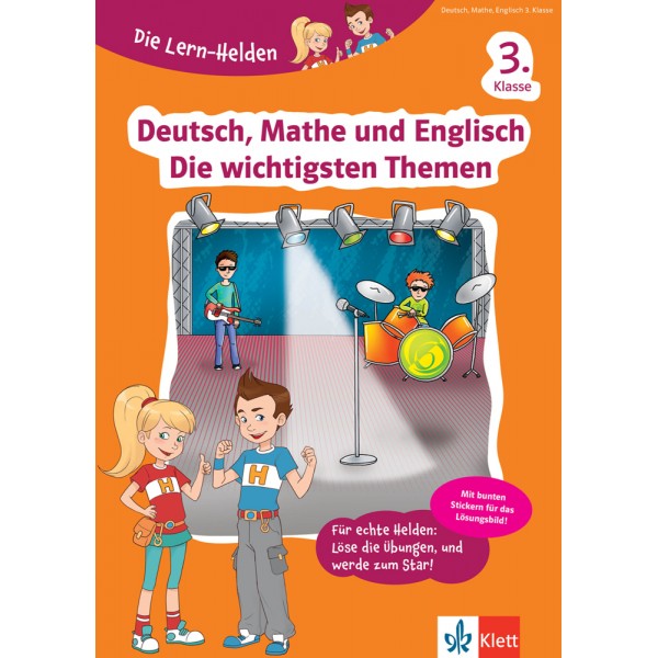 Klett Deutsch, Mathe und Englisch Die wichtigsten Themen 3. Klasse