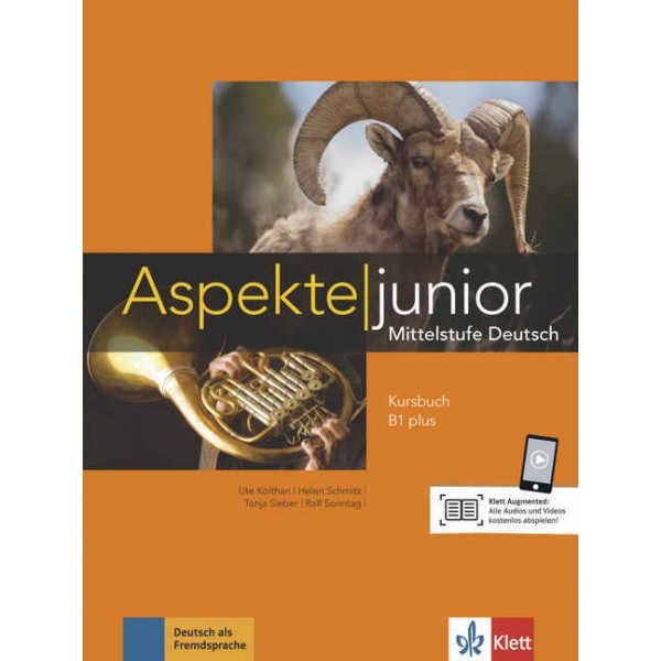 Aspekte junior B1plus, Kursbuch mit Audios und Videos online (βιβλίο μαθητή)