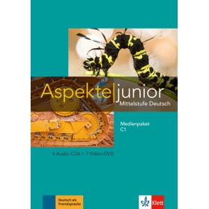 Aspekte junior C1, Medienpaket (4 Audio-CDs + 1 Video-DVD)