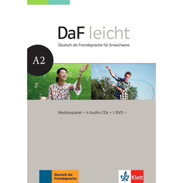 DaF leicht A2, Medienpaket (4 Audio-CDs + DVD)