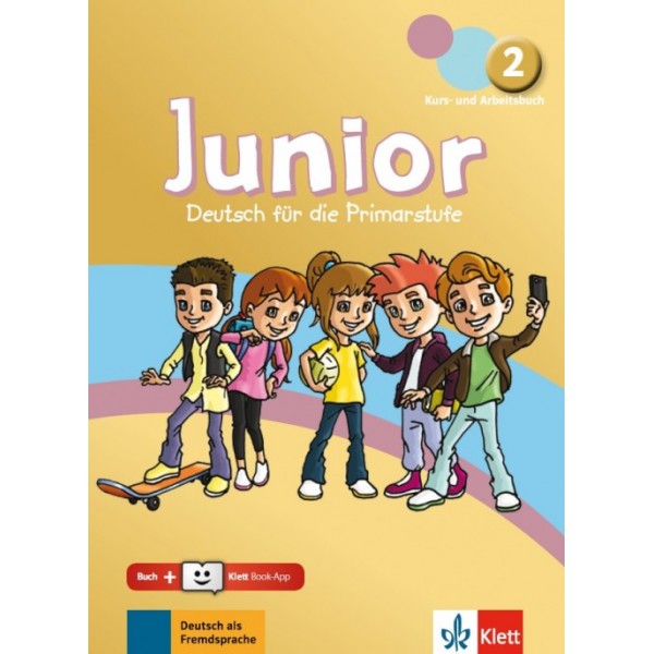 Junior 2, Kurs- und Arbeitsbuch + Online-Hörmaterial + Klett Book-App-Code (για 12μηνη χρήση)