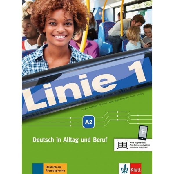Linie 1 (A2), Lehr- und Arbeitsbuch mit Video und Audio auf DVD-ROM + Griechisches Glossar