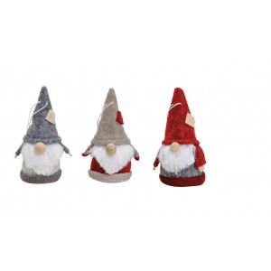 Weihnachtshänger Nikolaus aus Filz in 3 Farben