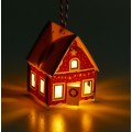LED-Haus-Anhänger - Dekorative Weihnachten 
