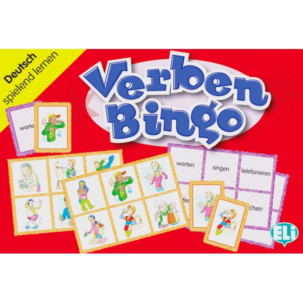 Verben-Bingo (Spiel).   