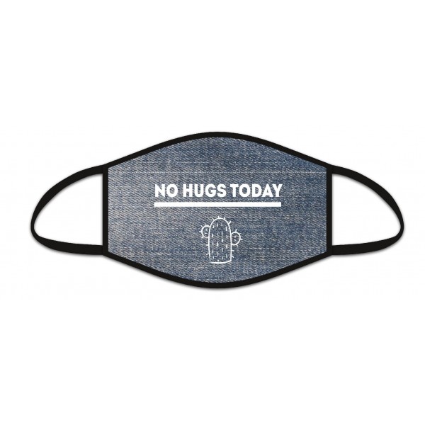 Mund-Nasen-Maske "No hugs today".