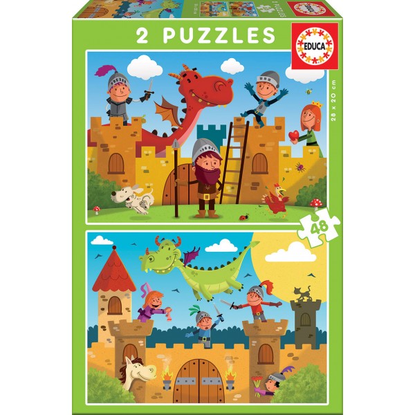 Dragons and Knights Puzzle 2x48