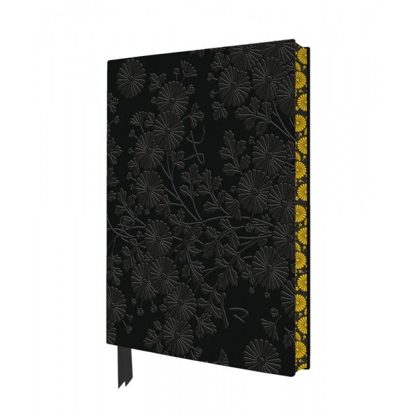 Exquisit Premium Notizbuch DIN A5: Uematsu Hobi, Box mit Chrysanthemen verziert