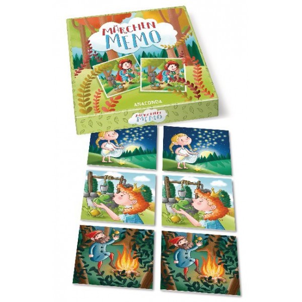 Das Märchen-Memo - Memo-Spiel mit 40 Spielkarten im Spielkarton. 