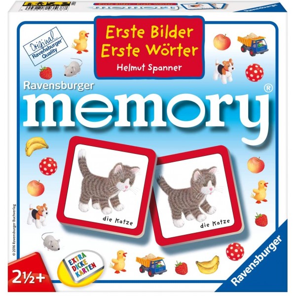 Erste Bilder - Erste Wörter memory® (Kinderspiel).   