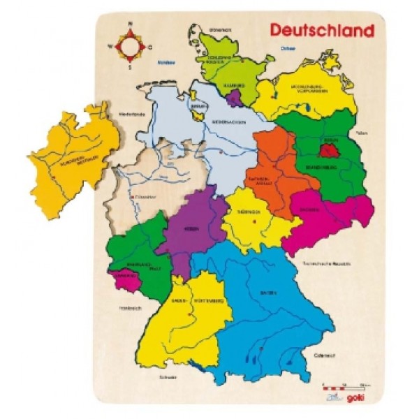 Steckpuzzle Deutschland II
