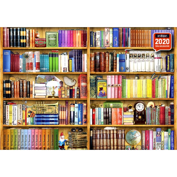 BOOKSHELVES by Barbara Behr Puzzle