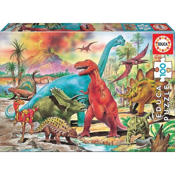 Dinosaurs puzzle 100