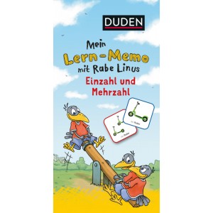 Mein Lern-Memo mit Rabe Linus - Einzahl und Mehrzahl.