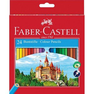 Faber-Castell Ξυλομπογιές Classic Σετ 24 χρωμάτων