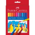 Faber-Castell Μαρκαδόροι ζωγραφικής λεπτοί 24 χρωμάτων