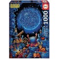 Neon astrologer puzzle 1000 pc