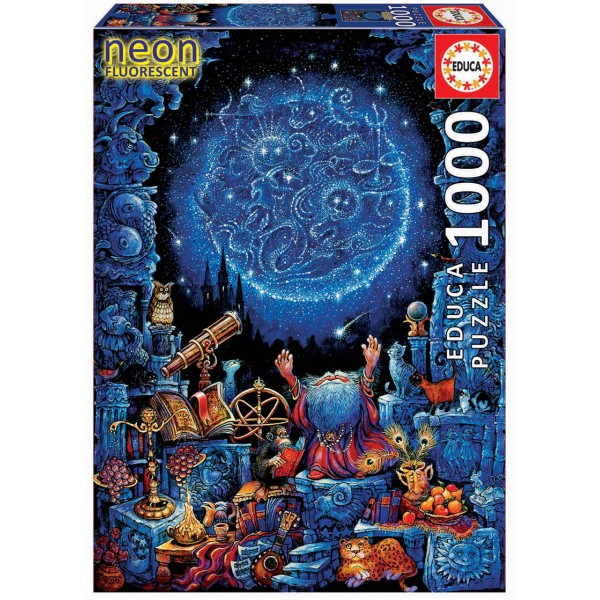 Neon astrologer puzzle 1000 pc