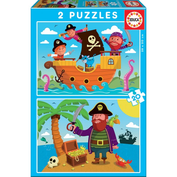 Junior pirates Puzzle 2x20
