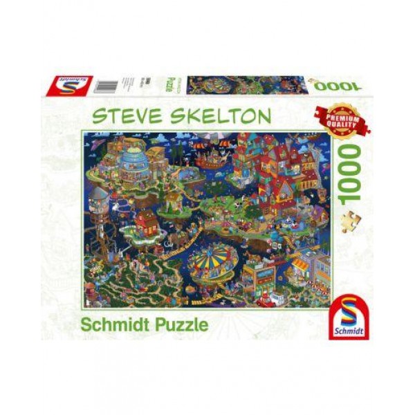 Verückte Welt by Steve Skelton Schmidt Puzzle 1000