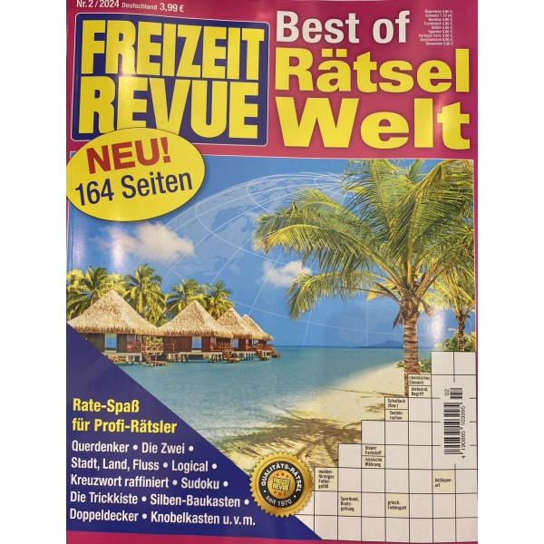 Freizeit Revue - Best of Rätsel Welt Sammelband . Das aktuelle Heft